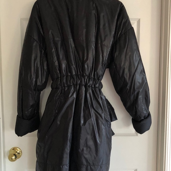 Rare blk Norma Kamali puffer sleeping bag coat” L - Picture 5 of 6